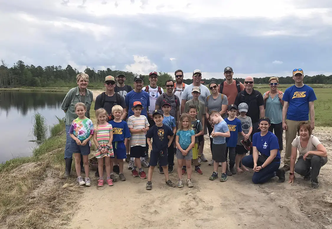 students at whitesbog